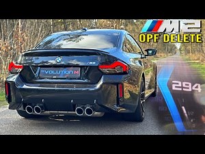 BMW M2 G87 *Single Midpipe* | SOUND 100-200 & TOP SPEED on AUTOBAHN