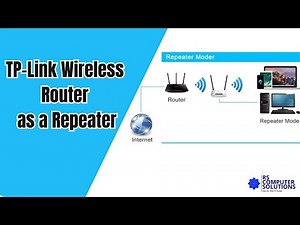 How To Setup a TP-Link Wireless Router as a Repeater | Router Range Extender |