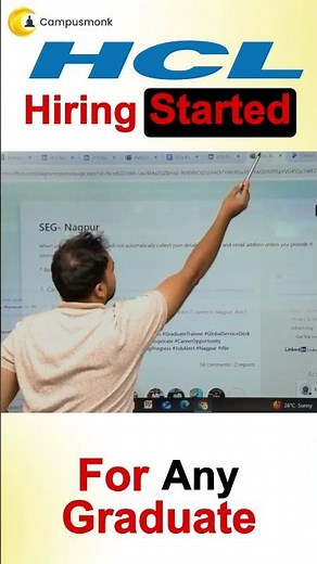 HCL Hiring - Any Graduate can apply ! Urgent Hiring !