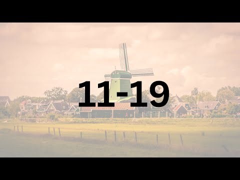 Learn Dutch Numbers 11–20 (A1 Beginner) | The Teen Numbers Explained
