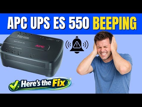 APC Back-ups ES 550 Beeping Fix