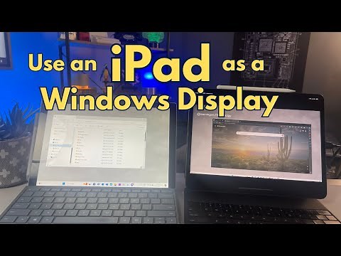 How to Use an iPad as a Second Windows Display