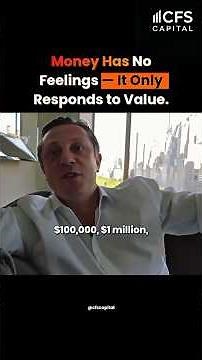 Money Has No Feelings — It Only Responds to Value #trading #wallstreet #forextrading #crypto #money