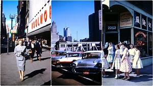 35 Amazing Photos Capture Street Scenes of Chicago in the 1950s