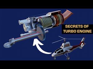 Amazing Helicopter’s Engine - Turboshaft Engine || 3D Animation