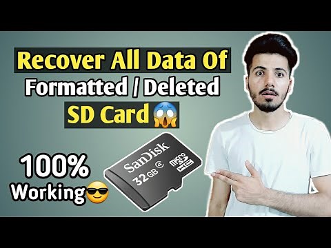 How To Recover Data From Formatted SD Card