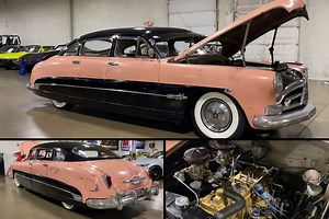 1951 Hudson Hornet Flexes Unlikely Color, Sounds Like It Could Win NASCAR Races