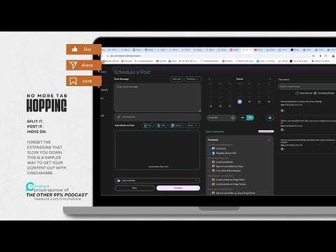 How to Post Faster on Desktop Without Chrome Extensions (CinchShare Tutorial)