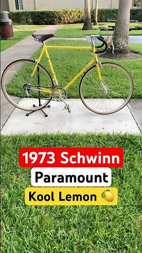 1973 Schwinn Paramount P13-9 Kool Lemon 🍋 🇺🇸 #automobile #schwinnbikes #bicycle #cycling #vintage