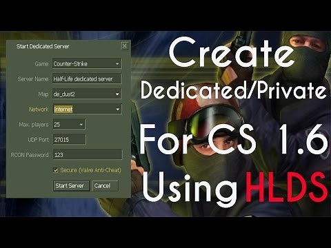 Create Dedicated Server On CS 1.6