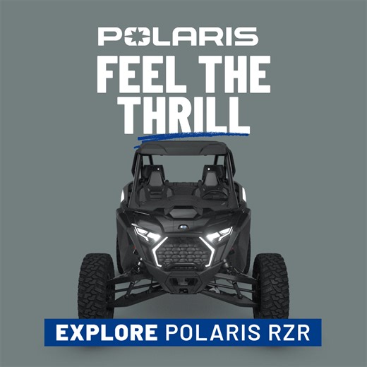 Fuel your adrenaline with the #1 sport side-by-side. Explore the 2026 Polaris RZR lineup—built for next-level thrills. | Polaris RZR