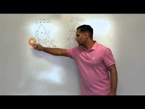 Using Prime Factorization To Find The GCF And LCM