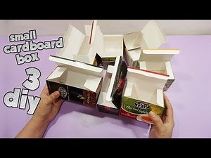 ✅ 3 Things To Make with Small Cardboard Boxes Ideas-DIY CARDBOARDS