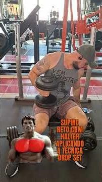 Supino Reto com Halter e Drop Set