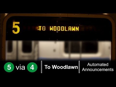 ᴴᴰ R142 5 Express Train via 4 Line - To Woodlawn - From Flatbush Avenue