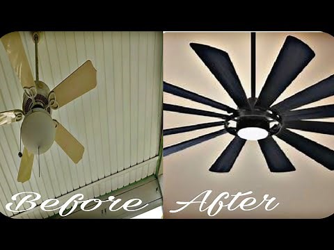 How to paint a ceiling fan