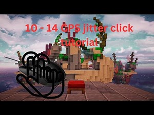 Jitter clicking full tutorial and guide short and easy | Minecraft PVP -