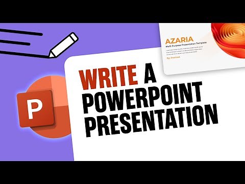 How to Write a PowerPoint Presentation