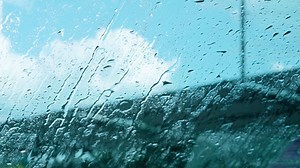 Rain, Window, Drops. Free Stock Video