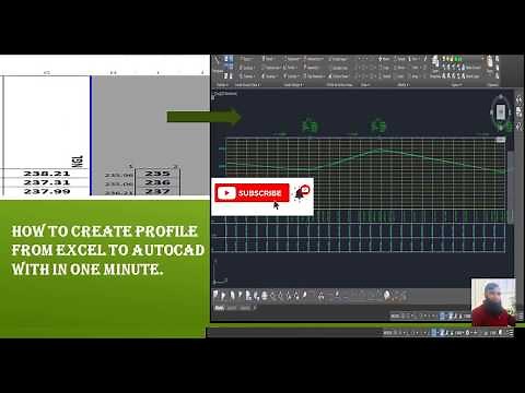 How to Create Profile From Excel To AutoCAD
