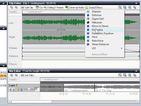 Edit & Mix Audio Tracks