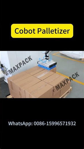 MaxPack Cobot Palletizer: 30kg Payload Robot Revolutionizes End-of-Line Automation #palletizer