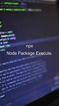 npm vs npx Explained in 60 Seconds #coding #npm #npx #programming
