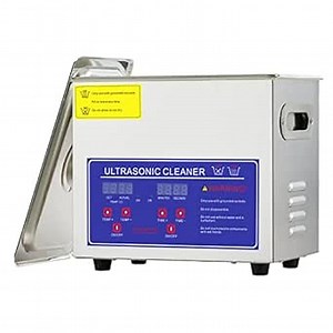 CREWORKS Ultrasonic Cleaner with Digital Timer and Heater, 3L Ultrasonic Cavitation Machine, 120W 304 Stainless Steel Professional Sonic Cleaning Machine for Jewelry Circuit Boards Auto Parts More