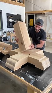 The scroll Base dining table 👍 fun build but slightly back breaking lol 😂 #woodworking #table | Designs by Donnie