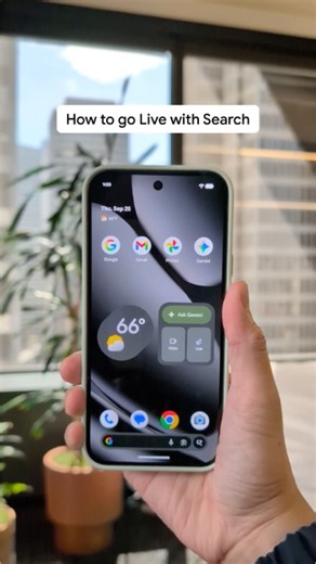 Here’s how to go Live with Search. Try it out today in the Google app for Android and iOS. | Google