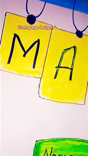 Maths Front page design 🔥🔥. #shorts #art #trending