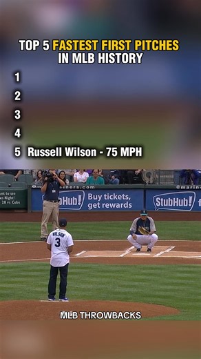 8K views · 112 reactions | Fastball flashback! Top 5 fastest first pitches in MLB history  #baseball #MLB #fblifestyle | MLB Throwbacks | Facebook