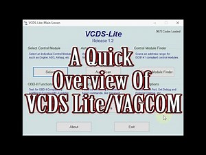 A Quick Overview of VCDS Lite/VAGCOM