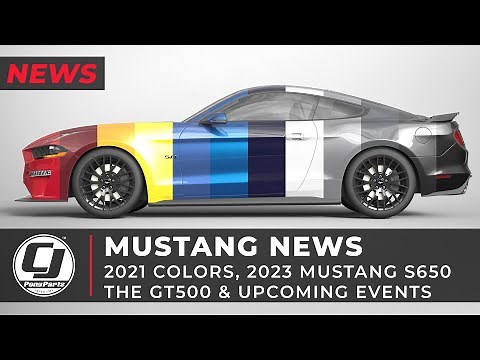 Mustang News | 2021 Colors and the 2024 S650