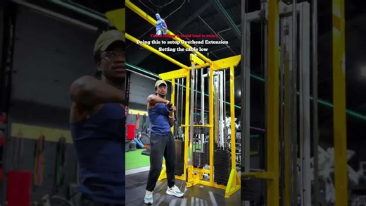 Overhead Cable Extension: Proper Form & Setup