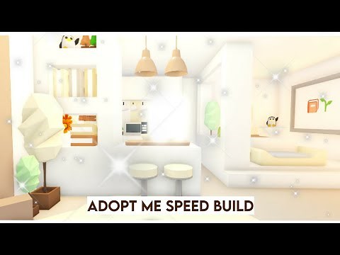 Adopt Me Tiny House Speed Build 1k | Adopt Me Speed Build + House Tour