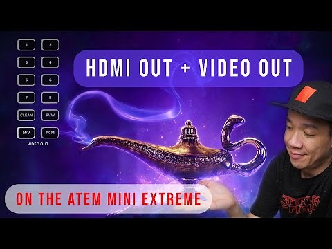 TIPS to use the HDMI Out ports and Video Out buttons on The Atem Mini Extreme