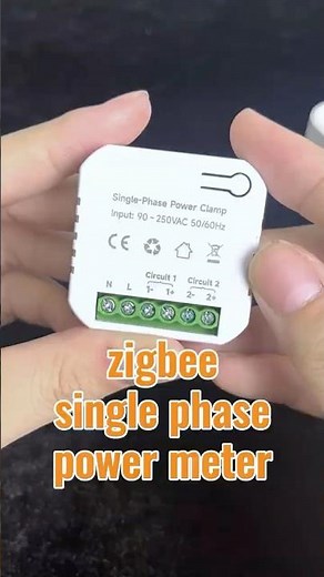 Single-Phase zigbee Clamp Power Meter |Smart energy monitor #smartmeter