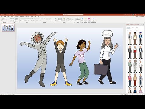 Add Posable Comic Characters to PowerPoint with Pixton Comic Characters