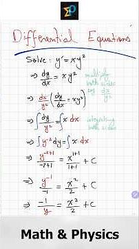 Differential Equations: y' = x y²