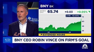 BNY CEO Robin Vince on company stock performance: Culture really matters