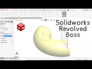 Solidworks Revolved Boss [Solidworks Tutorial]