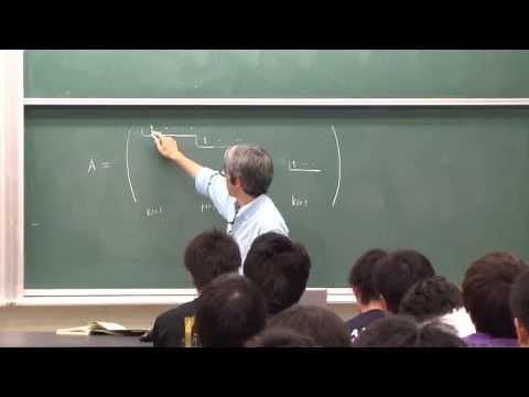 線形代数I (2013) (11) 行列の行変形と簡約階段行列 (Linear Algebra I (2013), Lecture 11)