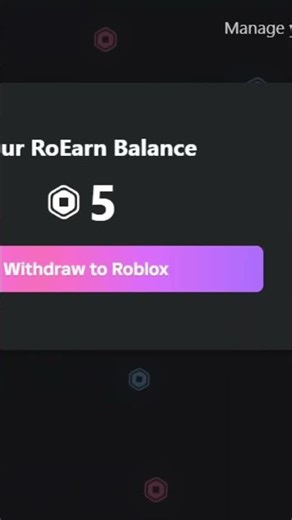 RoEarn free robux extension #shorts #roblox #robux