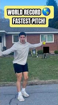 World 🌎 Record Fastest Blitzball Pitch! #106MPH