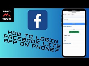 How to Login Facebook Lite App on Phone?