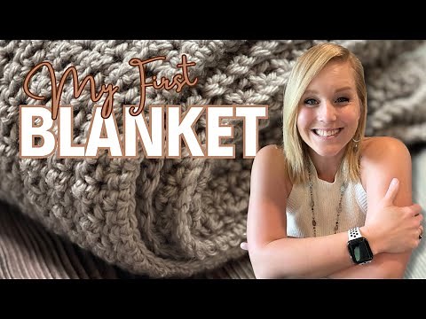 Make Your First Blanket | Beginner Friendly Crochet Blanket Tutorial