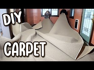 Installing Carpet Ourselves - Natural Flooring Reveal + DIY