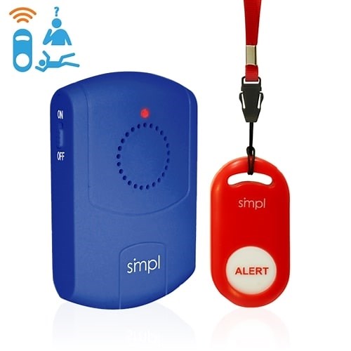 Simple Call Alert Pendant w/ Call Button | Senior or Medical Call Button | Alzheimer's, Dementia and Elderly Alert Kit | Expandable | Alzstore