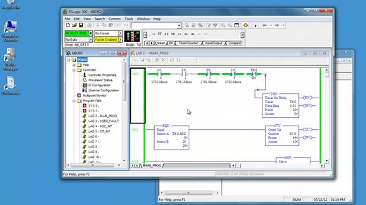 Allen Bradley Micrologix Cable serial 1761-CBL-PM02 straight